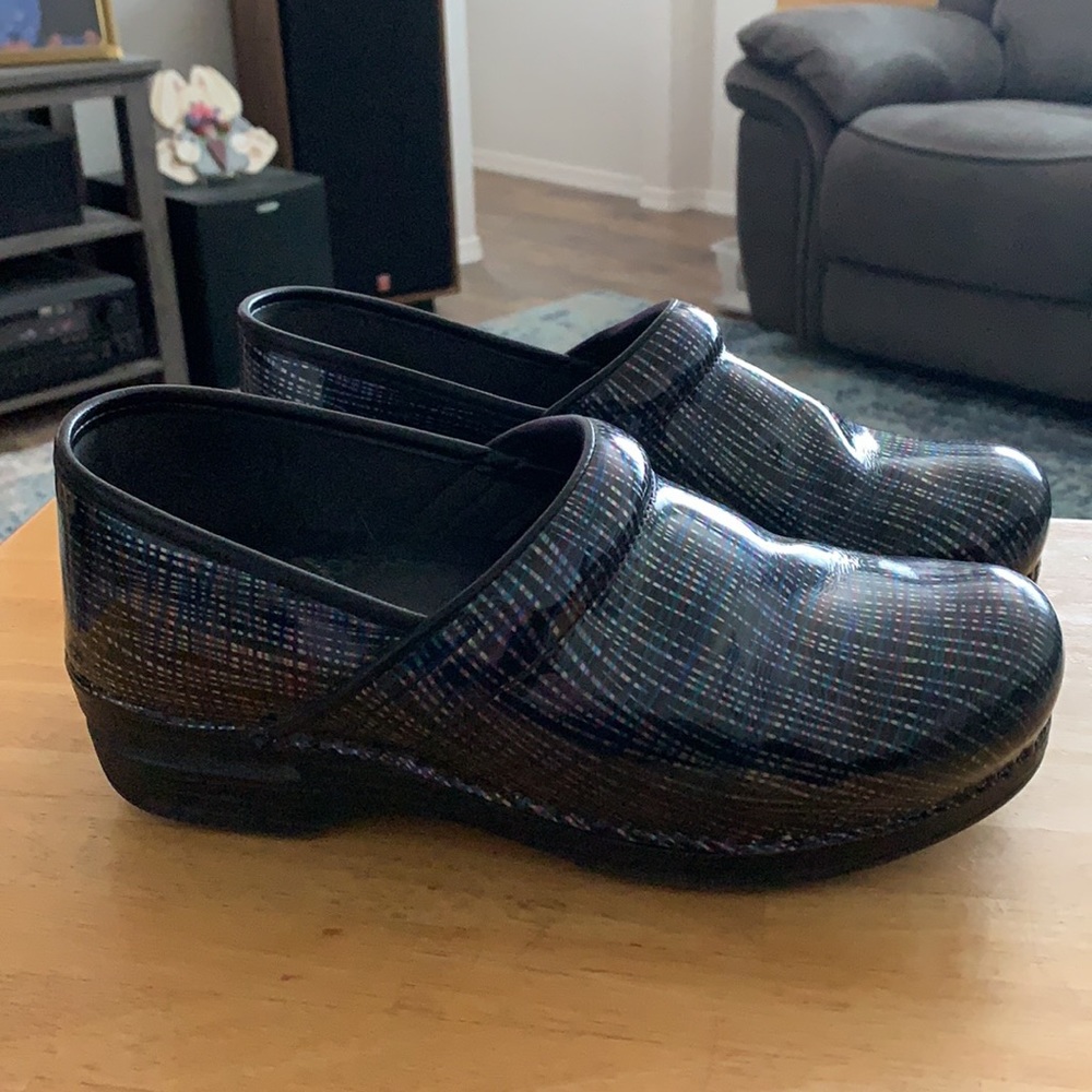 Dansko Clogs, Size 41. Black Base Color With Mult… - image 2
